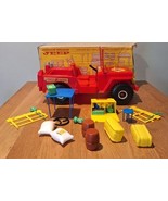 Used 1973 Empire CHUCK WAGON JEEP Truck w/ Camping Gear Set & Box - $125.00