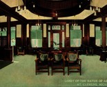 Lobby of the Baths of Arethusa Mount Clemens Michigan MI UNP 1910s DB Po... - £11.63 GBP
