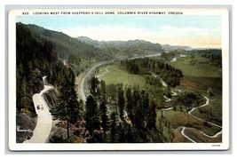 View West From Shepperds Dell Dome Columbia River Highway OR UNP WB Postcard N19 - £2.31 GBP