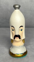 Duncan Chess Mold Ceramic Painted Pawn White 1970&#39;s Excellent - £11.61 GBP