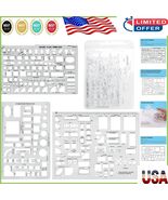 Modern Architectural Drawing Template Set - Includes Kitchen &amp; Furniture... - $245.05 MXN