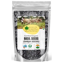 Organic Basil Seeds Sabja Seeds Tukmaria Seeds For Weight Loss 500g - £15.19 GBP