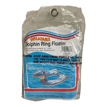 Vintage Rite Aid Inflatable Dolphin Ring Floater Pool Toy Vinyl 20” Sealed - £15.38 GBP