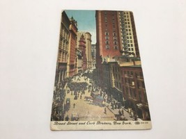Broad Street &amp; Curb Brokers New York 1906 Horse Buggy Buildings Irving U... - £13.37 GBP
