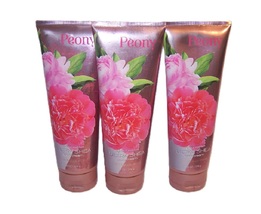 Peony Body Cream Bath &amp; Body Works 8 oz each Lot of 3 - £46.94 GBP