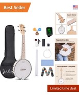 Lightweight 4-String Banjolele - Maple Back, Perfect for Creating Music ... - $2,363.80 MXN