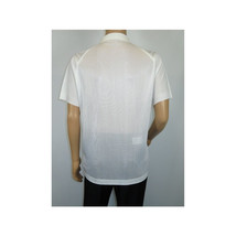 Mens Polo Shirt Slinky Sheer Short Sleeves Soft Touch by Stacy Adams 57007 White image 5