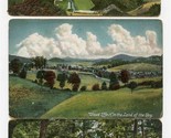 6 Land of the Sky North Carolina Postcards 1910&#39;s Round Knob Wild Cat Rock - $23.76