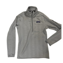 Patagonia Suéter Mejor Para Mujer 1/4 Zip Gris Talla XS - $44.54