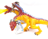 Fire Dragon Figure Three Headed Safari Ltd 10125 2010 - £12.17 GBP