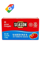 &#39;&#39;Season Brand Sardines in Tomato Sauce,- 4.375 oz, Case Of 5!&#39;&#39; - £9.59 GBP