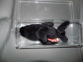 TY BEANIE BABY SPLASH THE WHALE PVC PELLETS IN PLASTIC CASE NEW - $18.25