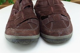 Clarks Size 8 M Brown Fashion Sneakers Shoes Leather Women - £15.78 GBP