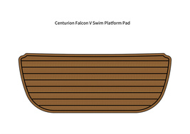 Centurion Falcon V Swim Platform Step Pad Boat EVA Foam Faux Teak Deck F... - £240.23 GBP