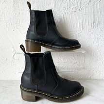 Dr. Martens Cadence Heeled Chelsea Boots Black Leather Slip-On - Women&#39;s... - $1,924.85 MXN