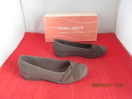 Easy Spirit Acasia Round Toe Slip-on Casual Flats $69 US Size 9 W - Brow... - $24.74