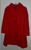 ROTHCHILD GIRL&#39;S LOVELY RED HOODED DRESS COAT-M(10/12)-BARELY WORN-SUPER... - €29,39 EUR