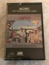 AC/DC Cassette Tape Dirty Deeds Done Dirt Cheap Rock Heavy Metal Bon Scott - £8.03 GBP