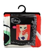 Disney Little Mermaid Giant Soft &amp; Cuddly Throw 48 x 60 Inches 100% Soft... - $16.70 CAD