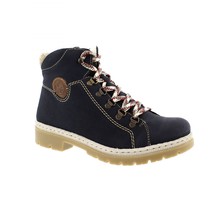 Rieker Y9402-14 Sabrina Blue Ankle Boot Comfort shoe US 8 EU 39 - £35.05 GBP