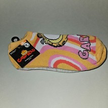 NEW 3 Pairs Garfield No Show Socks Women&#39;s Shoe Size 4-10 Cat Orange Pin... - £7.71 GBP