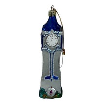 Vintage Disney Clock Tower Christmas Ornament Cinderella Castle Blown Gl... - £36.67 GBP