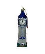 Vintage Disney Clock Tower Christmas Ornament Cinderella Castle Blown Gl... - £36.76 GBP