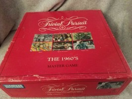 1990 Parker Brothers Trivial Pursuit The 1960&#39;s Master Trivia Game No.6010 - £9.57 GBP