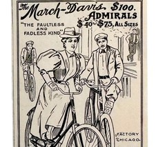 Shattuck Bicycles March Davis Admirals 1897 Advertisement Victorian ADBN... - $19.99