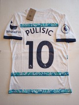 Christian Pulisic Chelsea EPL Match Slim Fit White Away Soccer Jersey 20... - $1,681.37 MXN