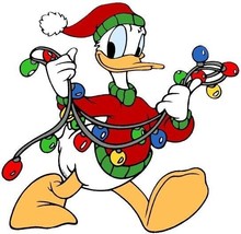 Donald Duck with Holiday Lights Metal Cutting Die Card Making Scrapbook ... - $12.00