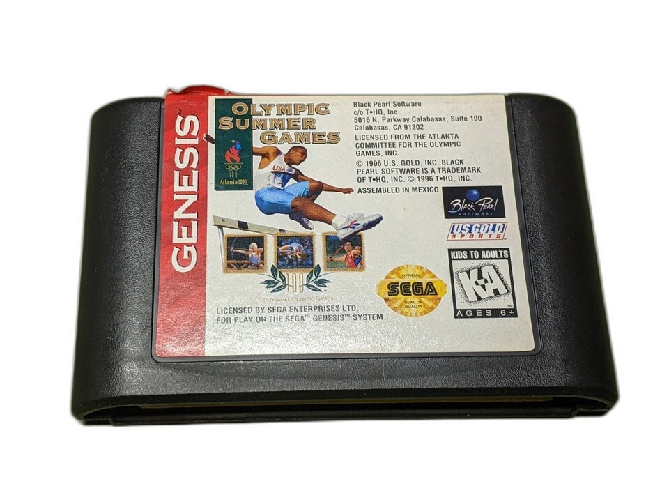 Olympic Summer Games Atlanta 96 Sega Genesis Cartridge Only - $7.16