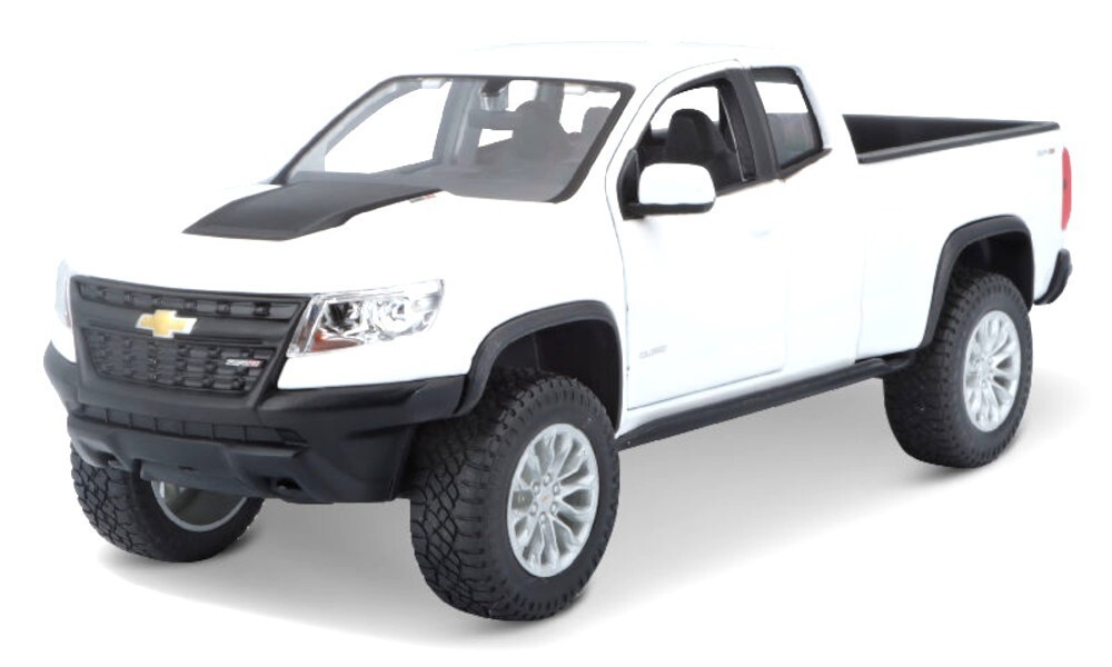 2017 Chevrolet Colorado ZR2 1/27 Scale Diecast Model - Maisto - WHITE - $29.69 2017 Chevrolet Colorado ZR2 1/27 Scale Diecast Model - Maisto - WHITE - $29.69