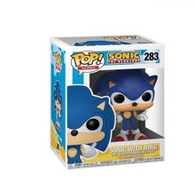 Funko Pop Sonic Hedgehog 283 Doll Model Toy including   Ring - £16.07 GBP