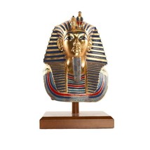 Rare Antique Ancient The Golden Mask Of King Tutankhamu Authenticity Cer... - £323.87 GBP