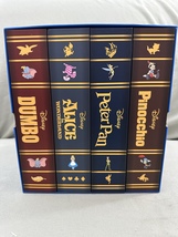 Disney Parks Storybook Puzzle Set of 4 500 Pc 2 Sided Pinnochio Alice Dumbo Pan
