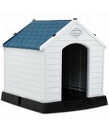 Plastic Waterproof Ventilate Pet Puppy House - Color: Blue - Size: M - £130.15 GBP
