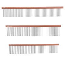 Premium Rosegold Dog or Cat Grooming Combs Extremely Durable Comfortable Grip (L - £41.76 GBP+