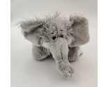 Ganz Webkinz Elephant 8&quot; Plush Gray Tusks Shaggy Stuffed Animal Toy NO C... - £5.54 GBP