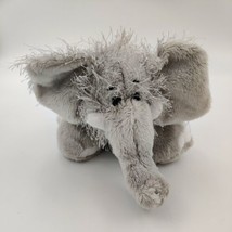 Ganz Webkinz Elephant 8&quot; Plush Gray Tusks Shaggy Stuffed Animal Toy NO C... - £5.44 GBP