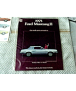 1975  FORD  MUSTANG II  SPECIFICATIONS  MANUAL  BOOKLET  SEALED   NEAR  ... - £19.29 GBP