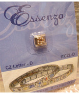 ESSENZA CZ LETTER ITALIAN CHARM - LINKS TOGETHER MAKES A BRACELET - LETT... - $18.33 MXN