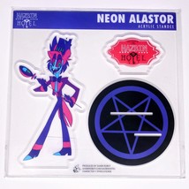 Hazbin Hotel Neon Alastor 6&quot; Acrylic Stand Standee Figure Vivziepop - £399.66 GBP