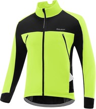 Baleaf Men&#39;S Winter Jacket Windproof Softshell Thermal Warm Pockets Cycling - $68.93