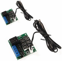 2Pcs Xh-W1219 Temperature Controller Module Double Display Digital Therm... - £22.95 GBP