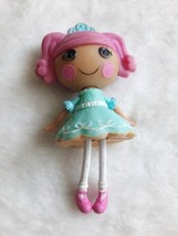 MGA Lalaloopsy Fancy Frost N&#39; Glaze Mini Doll Pink Hair Blue Dress EUC Doll Only - £6.39 GBP