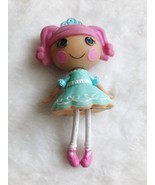 MGA Lalaloopsy Fancy Frost N&#39; Glaze Mini Doll Pink Hair Blue Dress EUC D... - £6.36 GBP