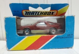 MATCHBOX Superfast MB 28 Chrysler Daytona NOS Deadstock from 1983 MB28 Pre-Dodge - £38.27 GBP
