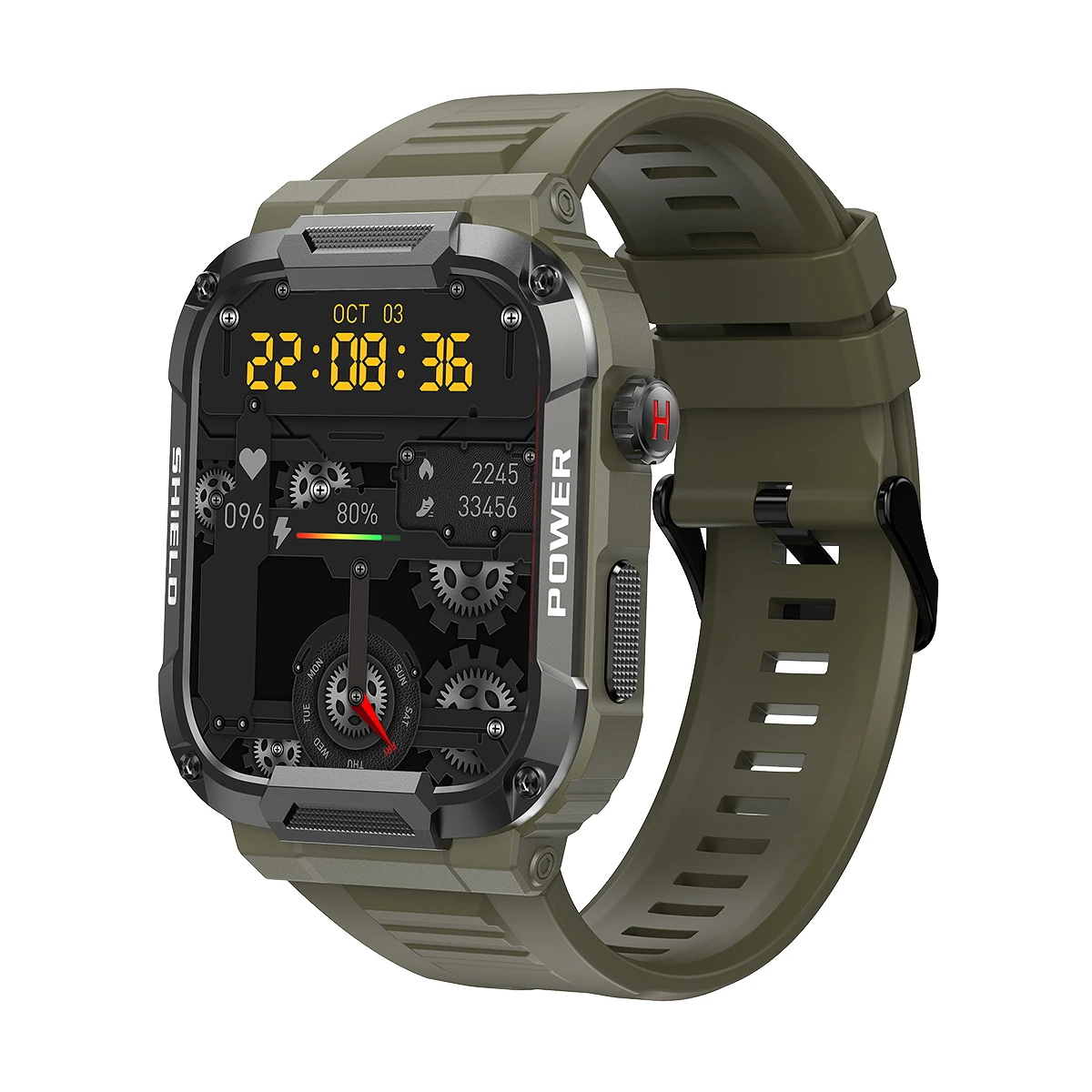 Men Smart Watch 1.85&#39;&#39; 400mAh Bluetooth Call Health Monitor Swim Waterpr... - $50.45