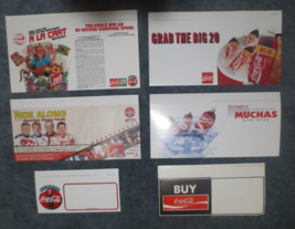 5 Coca-Cola 5 Paper Shelf Talkers  Price Sheets   New - $1.24